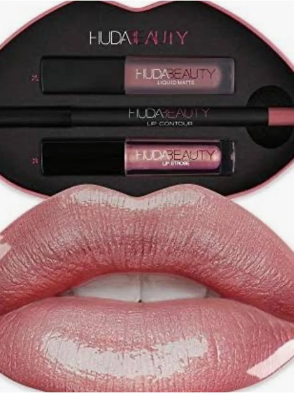 ⚡️🖤Huda Beauty Pink Lip Kit